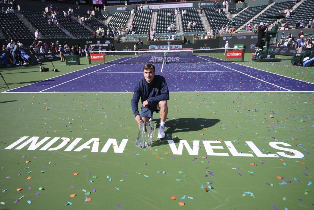 Jack Draper, Trofej, Indian Wells, BNP Paribas Open