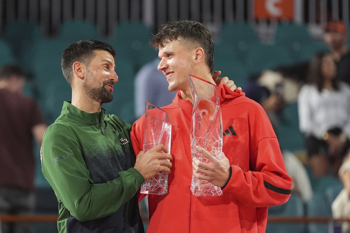 Novak Djokovič, Jakub Menšik, Trofeje, ATP Miami Open, Finále