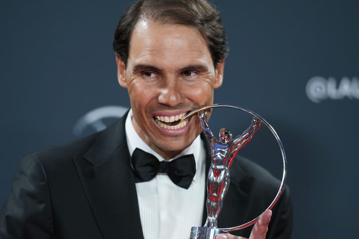 Laureus World Sports Awards, Rafael Nadal, Ocenenie, Trofej