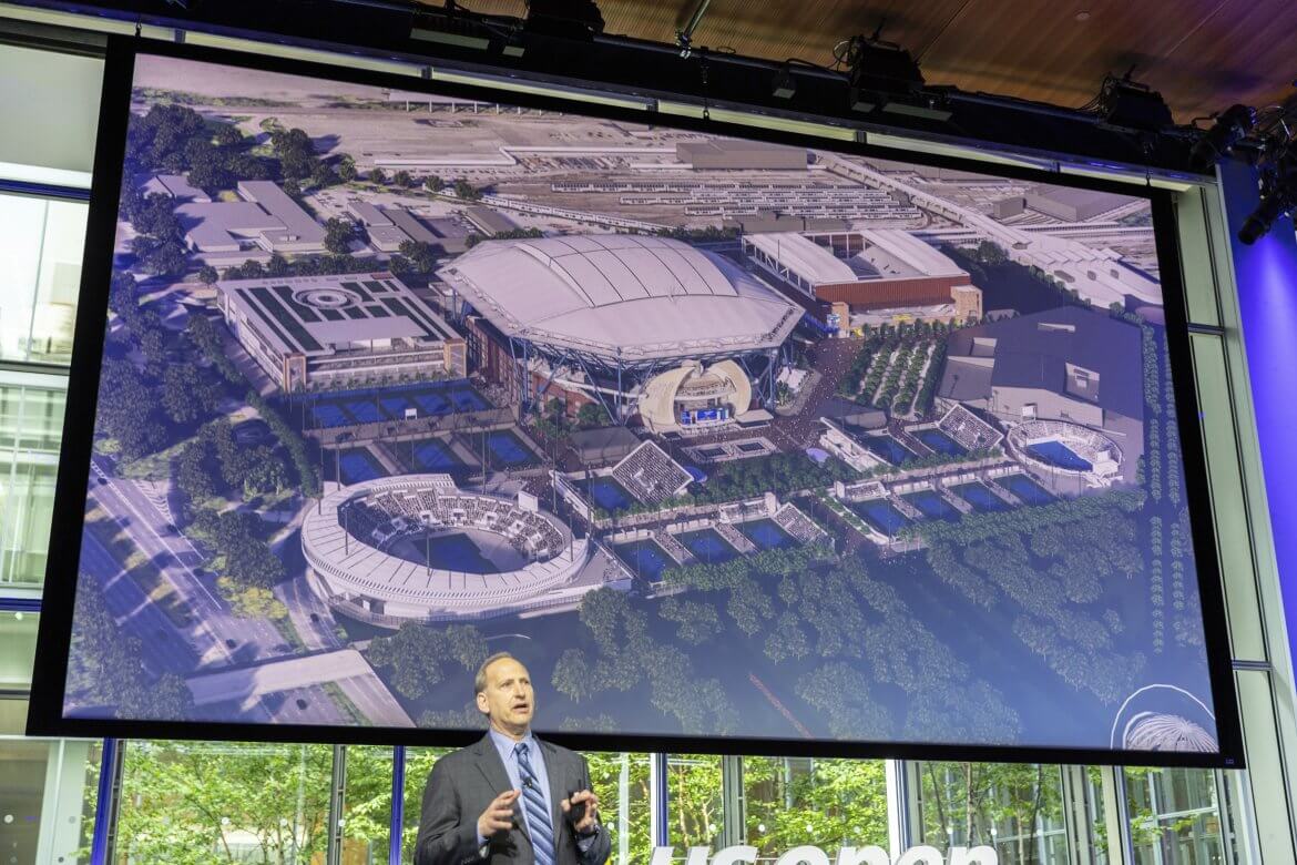 Danny Zausner, USTA, Arthur Ashe Stadium, US Open, Renovácia