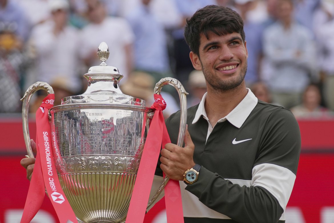 Carlos Alcaraz, ATP Queen´s Club, Londýn, Trofej