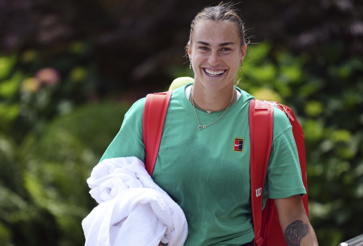 Aryna Sabalenková, Wimbledon 2025, Tréning