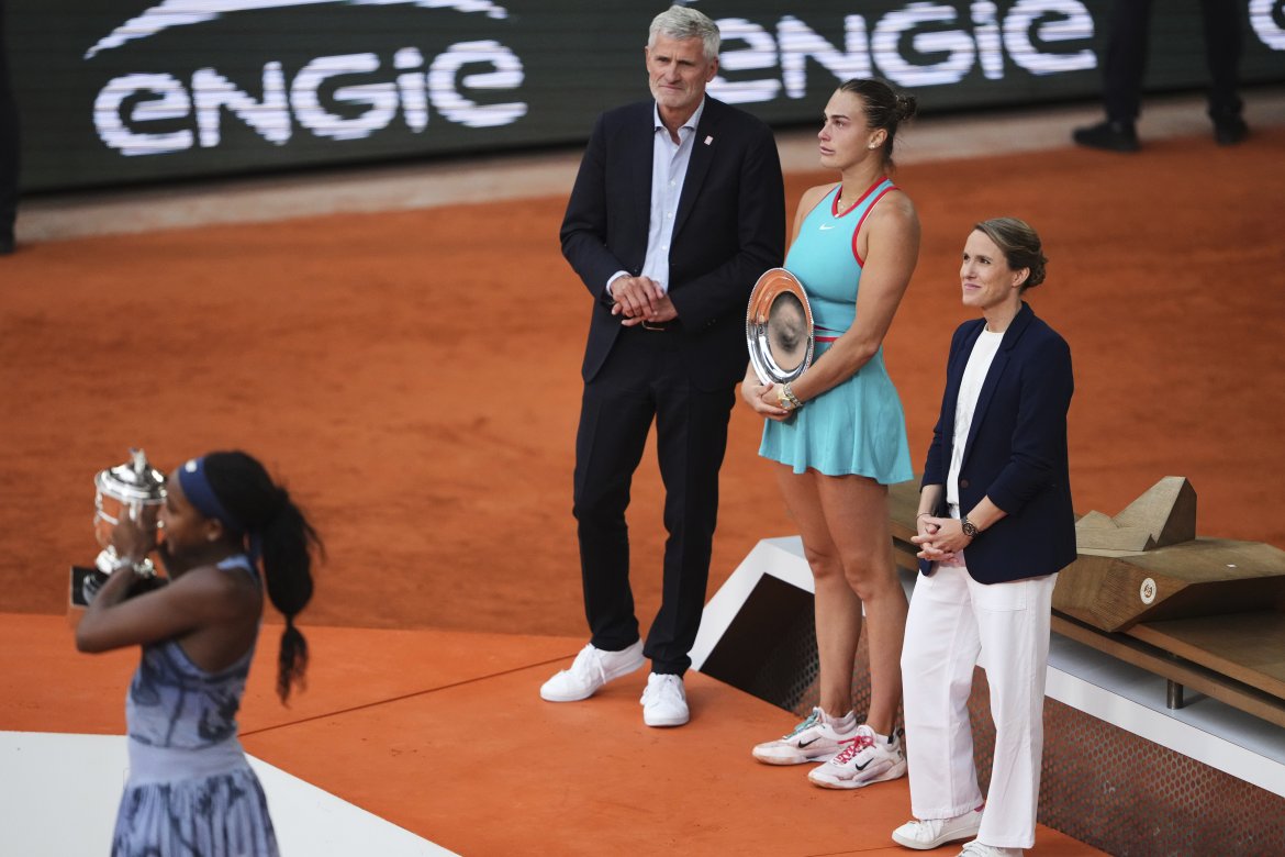 Coco Gauffová, Aryna Sabalenková, Roland Garros 2025, Finále, Trofeje