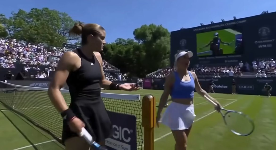 Maria Sakkariová a Julia Putintsevová