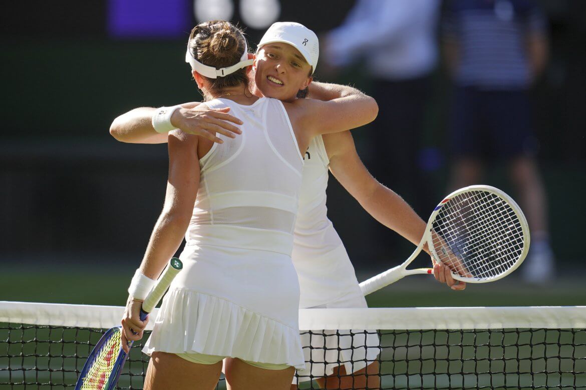 Belinda Benčičová, Iga Swiateková, Wimbledon 2025
