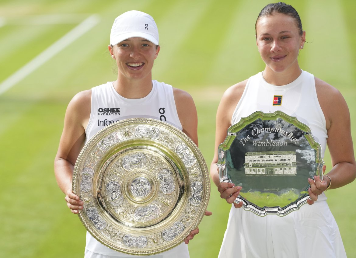 Iga Swiateková, Trofeje, Amanda Anisimovová, Wimbledon 2025, Finále