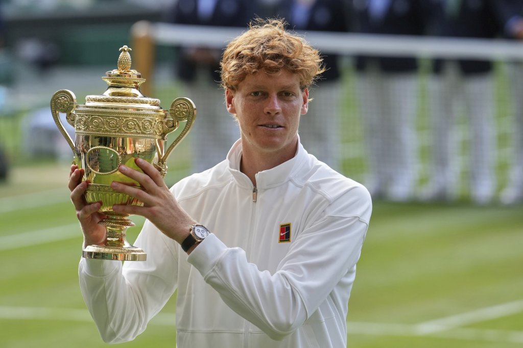 Jannik Sinner, Finále, Wimbledon 2025, Trofej