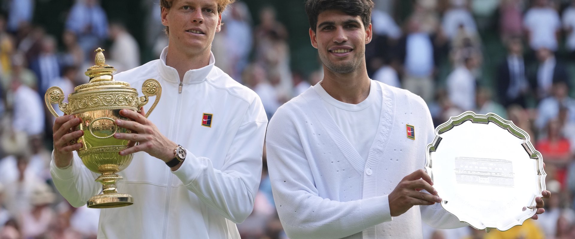 Carlos Alcaraz, Jannik Sinner, Wimbledon 2025, Finále, Trofeje