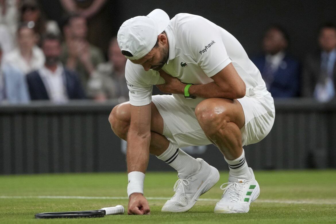 Grigor Dimitrov, Zranenie, Wimbledon