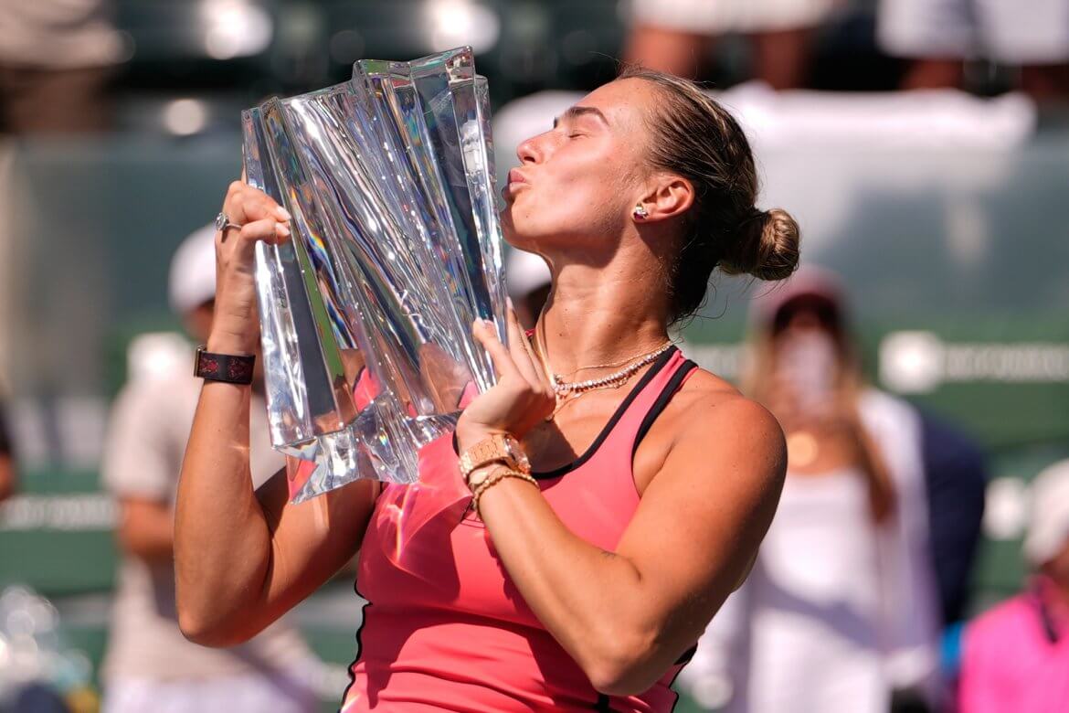 Aryna Sabalenková, WTA Indian Wells, Trofej, BNP Paribas Open