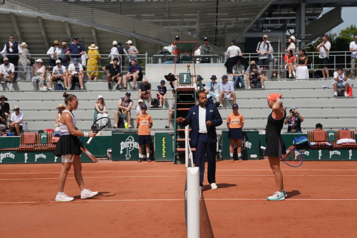 Oleksandra Olyjniková, Diana Šnajderová, Roland Garros 2026, Paríž