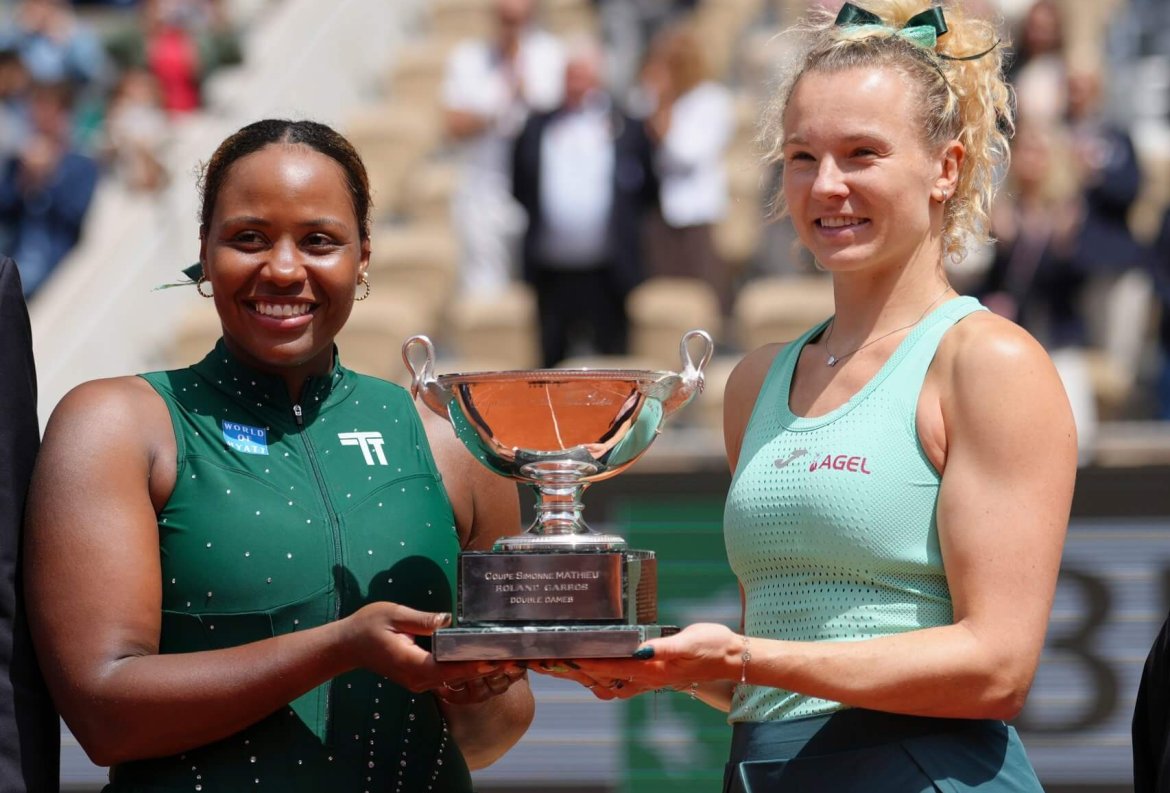 Taylor Townsendová, Kateřina Siniaková, Trofej, Roland Garros 2026