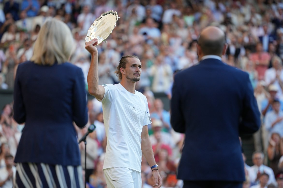 Alexander Zverev, Trofej, Wimbledon 2026, Finále