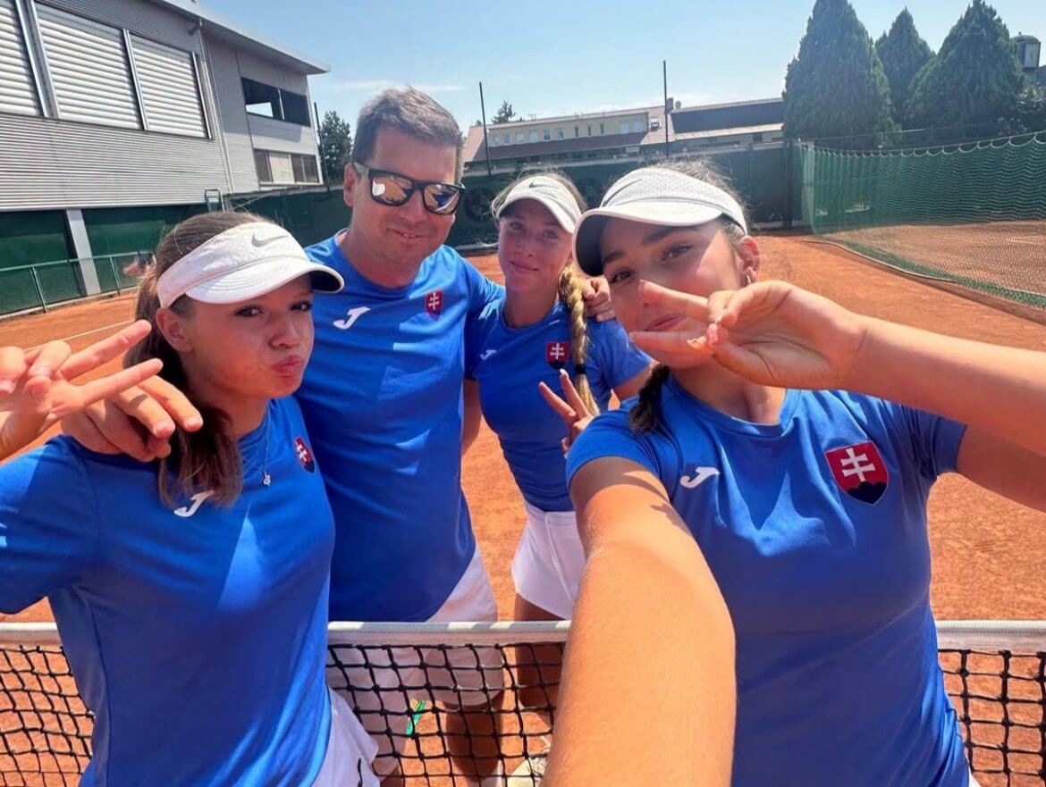 Ella Bartáková, Alexandra Janošková, Michaela Filová, Martin Zathurecký, MS do 14 rokov