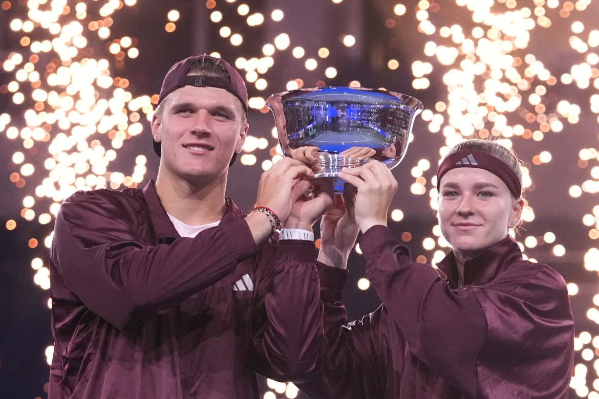 Jakub Menšík, Karolína Muchová, Trofej, US Open 2026, Mix