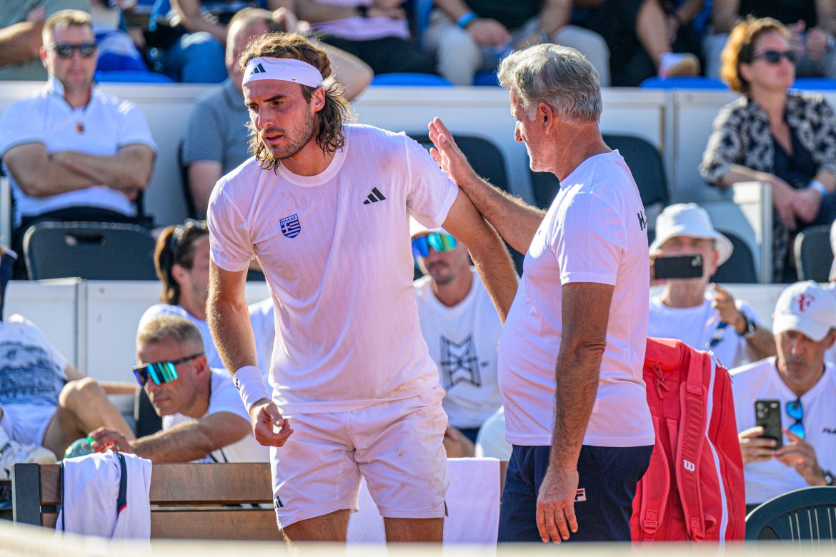 Stefanos Tsitsipas, Apostolos Tsitsipas, Grécko, Davis Cup, Davisov pohár