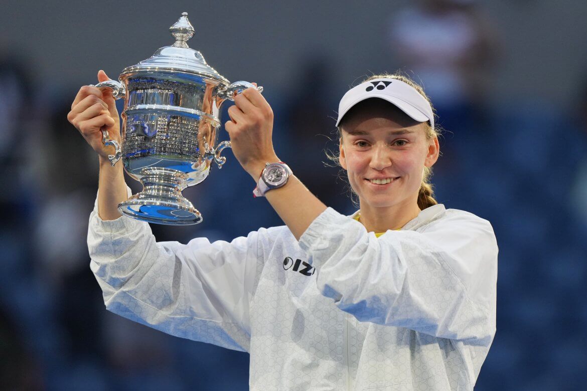 Jelena Rybakinová, Trofej, Finále, US Open 2026