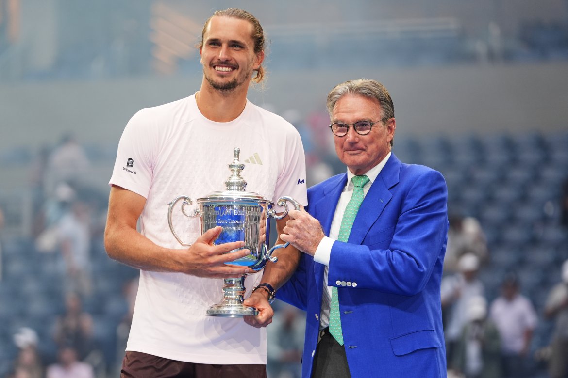 Jimmy Connors, Alexander Zverev, US Open 2026, Trofej
